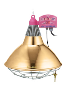 Brooding Heating Equipment: Heat Lamp Heavy Duty Large with Thermostat and Remote