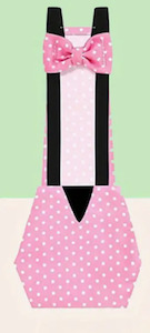 Chicken Diaper Pink Polka Dots