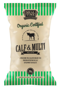 PRE ORDER ONLY -Organic Certified Calf & Multi Pellets