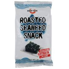 Everytime Roasted Seaweed Snack Single Pack Chow's Mart