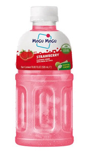 Products: Mogu Mogu Strawberry Juice With Nate De Coco Chow's Mart