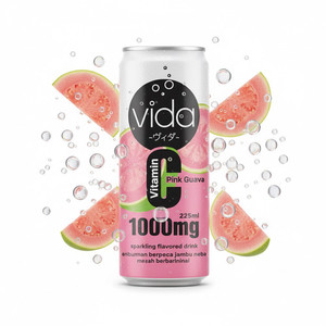 Products: Vida Vitamin C Sparkling Pink Guava 325ml Can Chow's Mart