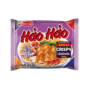 Products: Hao Hao Chilli Crispy Onion Flavour Noodle 75g Chow's Mart