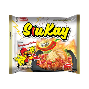 SiuKay Spicy Cheese Chicken Flavour Noodle 127g Chow's Mart