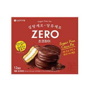 Products: Lotte Sugar Free ZERO Choco Pie 12 Packs Chow's Mart