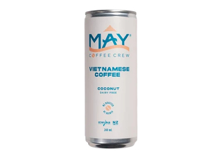 Products: May Coffee Crew Vietnamese Coconut Iced Coffee Can 240ml Chow's Mart