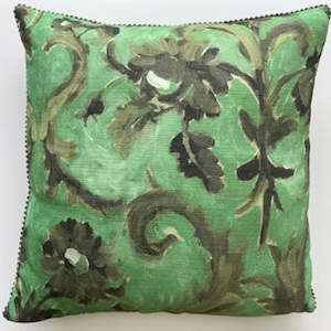 Cushions: Designers Guild Guerbois Forest Green Cushion