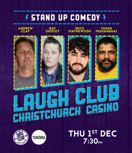 Laugh Club @ Christchurch Casino December 2022