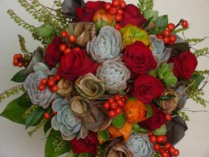 Products: Harakeke textured bouquet