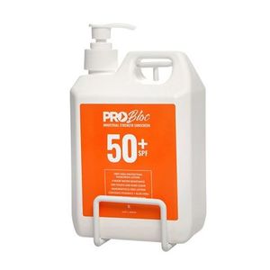 Hand, Skin & Hair Care: Probloc Spf 50+ Sunscreen Bottle 1l Bracket Only