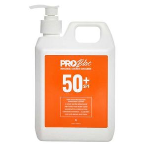 Hand, Skin & Hair Care: Probloc Spf 50+ Sunscreen Pump Bottle 1l