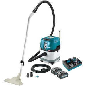 Products: Makita 40v Xgt Vc004glm22 Pull-along Vacuum Cleaner 15l Kit W/ Batteries & Charger