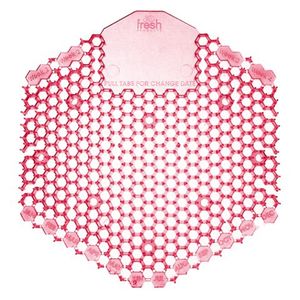 Bathroom & Toilet Cleaners: Fresh Wave 3d Urinal Screen Kiwi Grapefruit 2s