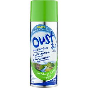 Chemicals: Oust 3 In 1 Outdoor Scent Disinfectant Aerosol 325g [dg-c2]