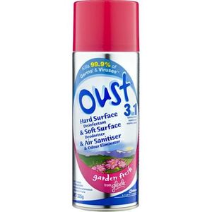 Chemicals: Oust 3 In 1 Garden Fresh Disinfectant Aerosol 325g [dg-c2]