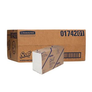 Consumables: Scott 1742 I/fold Standard White 1 Ply Paper Towel 250s X 16