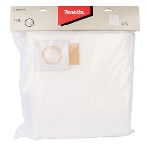 Makita Disposable Vacuum Bags 15l 5s