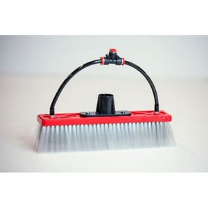Poles, Hoses, Brushes Etc: Tucker 29cm Hybrid Nylon & Boar Brush W/ 2 Jets
