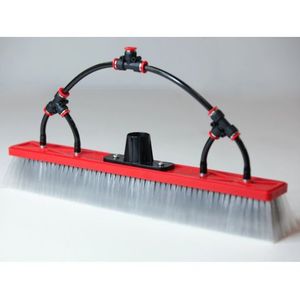 Poles, Hoses, Brushes Etc: Tucker 43cm Hybrid Nylon & Boar Brush W/ 4 Jets