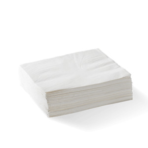 Biopak 1/4 Fold 2ply Lunch Napkins White 2000s