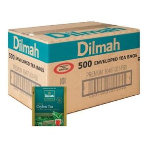 Dilmah 80474 Enveloped Premium Ceylon Tea Bags 1000s