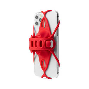 Accessories: Bone Collection Bike Tie Pro 4 Smartphone Holder - Stem Mount Red