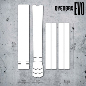 Dyedbro Evo Mtb / E-bike Frame Protection - Clear Gloss