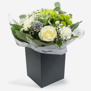 Christmas Flowers: Frosty Morning Handtied