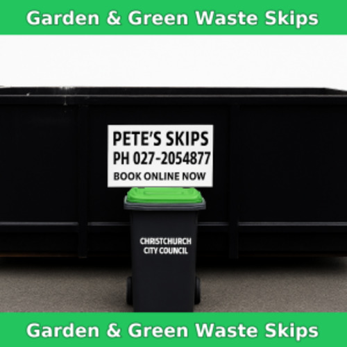 7 Cube Garden Waste Skip Hire