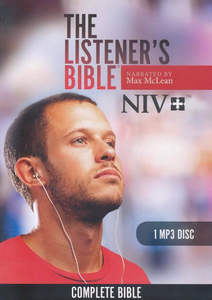 Audio Visual Bible: NIV Listener's Bible: Narrated by Max McLean, 1 MP3 Disc by Max McLean. Christian Resource Centre