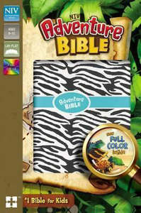 Niv: NIV ADVENTURE BIBLE IMITATION LEATHER ZEBRA PRINT FULL COLOUR INTERIOR BY LAWRENCE RICHARDS. Christian Resource Centre