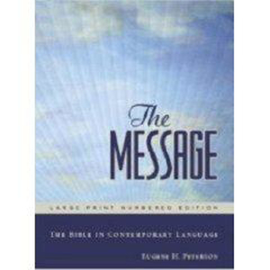 Message Numbered Edition HC by Eugene Peterson. Christian Resource Centre