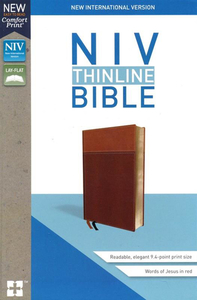 NIV Thinline Bible Tan, Imitation Leather by Zondervan. Christian Resource Centre