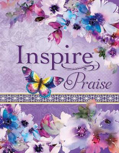 Nlt: NLT Bible Inspire Praise Imit Leather Purple Garden by Tyndale. Christian Resource Centre