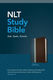 NLT Study Bible, TuTone, LeatherLike, Brown by Tyndale. Christian Resource Centre