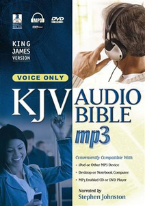 Audio Visual Bible: KJV MP3 Bible Voice Only by Stephen Johnston. Christian Resource Centre