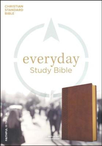 CSB Everyday Study Bible--soft leather-look, British tan by Holman. Christian Re&hellip;