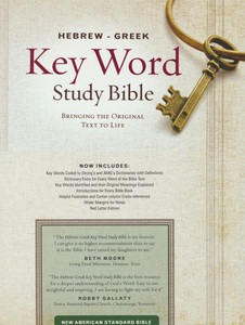 NASB Hebrew Greek Key Word Study Bible HB by NA. Christian Resource Centre