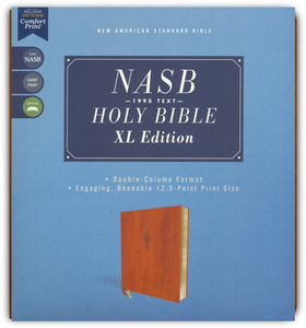 Other English Versions: NASB 1995 XL Bible, Comfort Print--soft leather-look, brown. Christian Resource Centre
