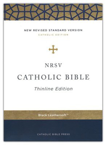 NRSV Catholic Thinline Bible, Comfort Print--soft leather-look, black. Christian&hellip;