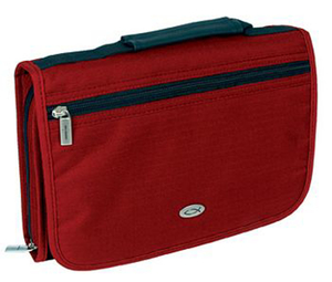 Case Classic Large: Three-Fold Polyester - Maroon: Clasp. Christian Resource Centre