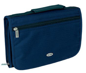 Case Classic Large: Three-Fold Polyester - Navy: Clasp. Christian Resource Centre