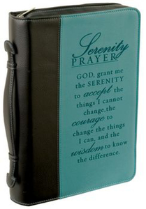 Bible Covers: Case Classic Large: Two-Tone LuxLeather - Serenity Prayer. Christian Resource Centre