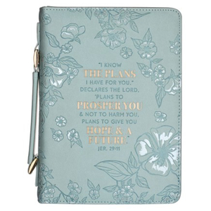 Bible Case Large Green Flowers The Plans. Christian Resource Centre