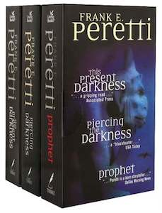 Popular Authors: Peretti Thriller Collection: 3 Book Set (This Present Darkness, Piercing the Darkness, The Prophet)