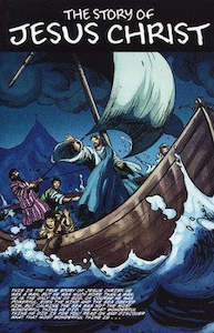 Spanish Action Bible Story of Jesus Christ. Pack of 25 booklets