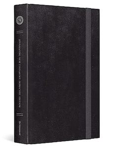 Bibles On Sale: ESV Journaling Bible New Testament black with strap hardcover