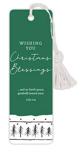 Bookmark - Wishing You Christmas Blessings