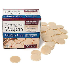 Communionware: Communion Wafers - Gluten Free. 50 pieces