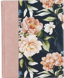 KJV Note-taking Bible Large Print Floral Faux Leather Hardcover 10.8-point type